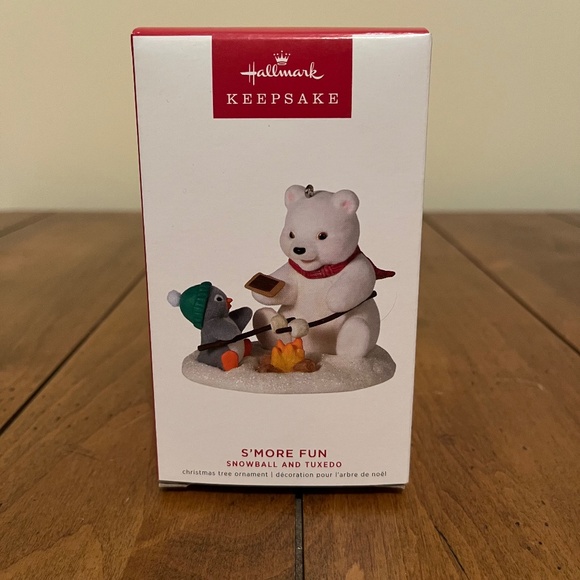 Hallmark Keepsake Snowball And Tuxedo S'More Fun 22nd in Series Ornament 2022 - Picture 1 of 7